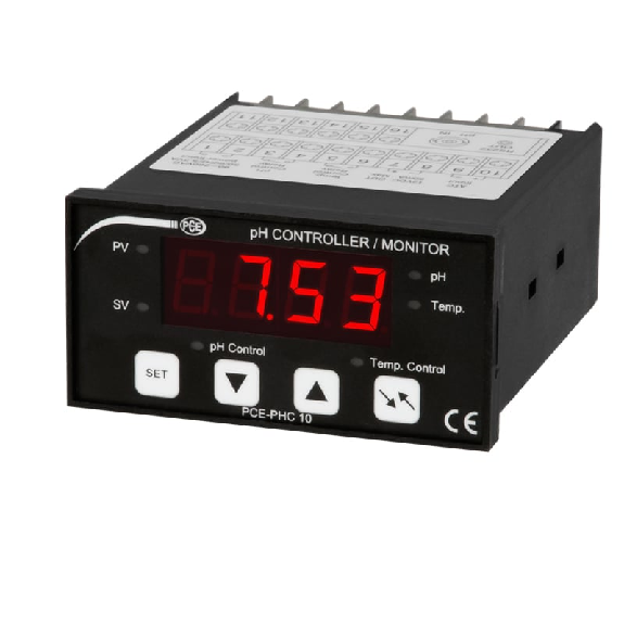 PCE Instruments pH-Regler PCE-PHC 10 Messbereich 0 ... 14 pH |3-Punkt Kalibrierung |RS232-Beschreibung lesen