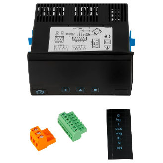 Einbauanzeige PCE-DPD-F1 für Dehnungsmessstreifen mit mV/V |6 Digit LED Anzeige |IP65 |85 265 V AC/DC-Beschreibung lesen