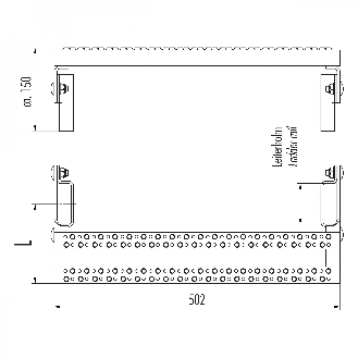 Hailo Austrittsverlängerung für Steigleitern 40x20mm Typ STO Stahl verzinkt 165-230mm-Beschreibung lesen
