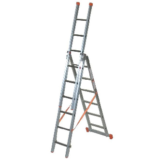 Facal Mehrzweckleiter 3-teilig GENIA S300 3x6 Sprossen-Beschreibung lesen
