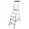 Krause Secury Stufenstehleiter 5 Stufen