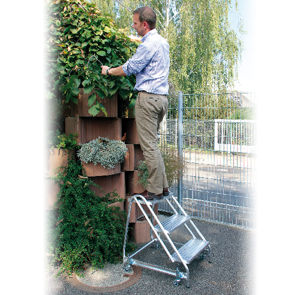 MUNK Aluminium Arbeitspodest 4 Stufen MUNK Aluminium Arbeitspodest 4 Stufen-Beschreibung lesen