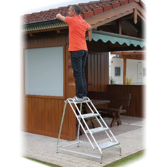 MUNK Aluminium Arbeitspodest 4 Stufen MUNK Aluminium Arbeitspodest 4 Stufen-Beschreibung lesen