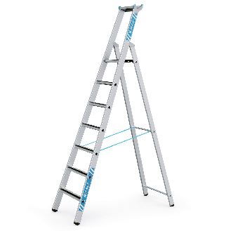 Zarges gebördelte Stufen-Stehleiter R13step S 7 Stufen-Beschreibung lesen