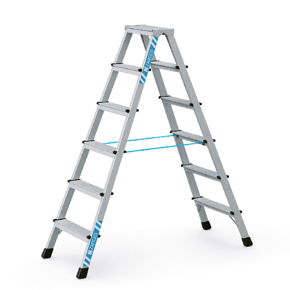 Zarges genietete Stehleiter eloxiert XLstep B 2x6 Stufen Zarges genietete Stehleiter eloxiert XLstep B 2x6 Stufen-Beschreibung lesen