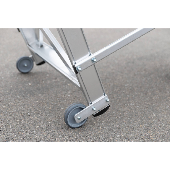 MUNK Arbeitspodest fahrbar Stahl-Gitterrost 1000mm Stufenbreite 5 Stufen MUNK Arbeitspodest fahrbar Stahl-Gitterrost 1000mm Stufenbreite 5 Stufen-Beschreibung lesen
