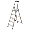 Facal Stufenstehleiter QUADRA S300 Aluminium 5 Stufen