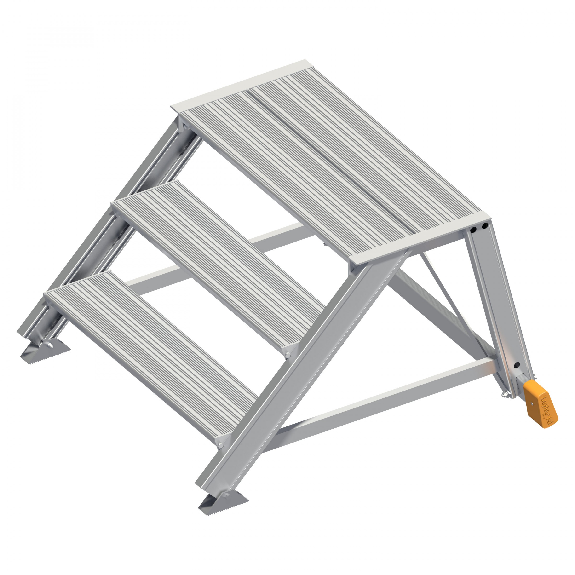110 Alu Anstieg 80cm breit 3 Stufen-Beschreibung lesen