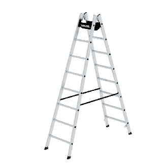 MUNK Sprossenstehleiter 2x8 Sprossen-Beschreibung lesen