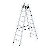 MUNK Sprossenstehleiter 2x8 Sprossen