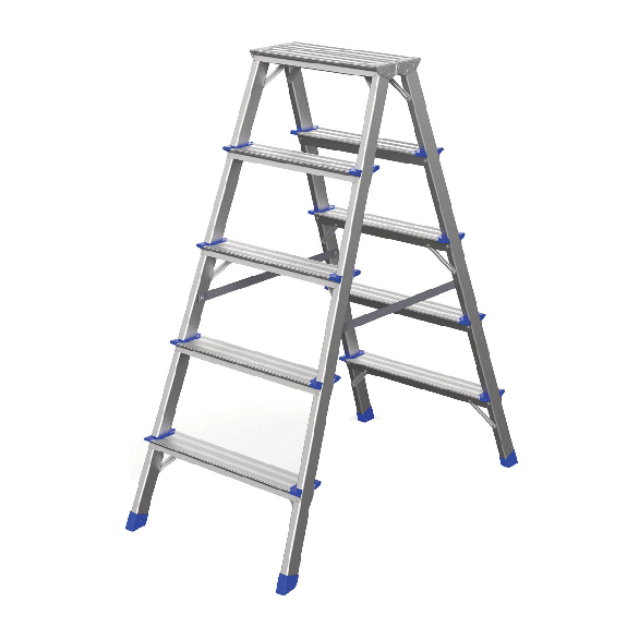 Werner Stufenstehleiter zweiseitig begehbar 2x5 Stufen Werner Stufenstehleiter zweiseitig begehbar 2x5 Stufen-Beschreibung lesen