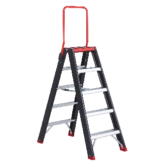Altrex Taurus beidseitig begehbare Stufenleiter TDO 5 Stufen mit Bügel-Beschreibung lesen