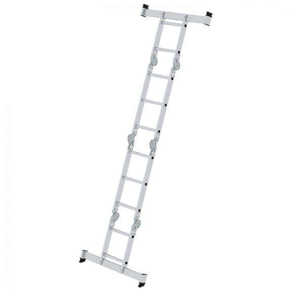 MUNK Vielzweckleiter mit Nivello Traverse 2x2 + 2x3 Sprossen MUNK Vielzweckleiter mit Nivello Traverse 2x2 + 2x3 Sprossen-Beschreibung lesen