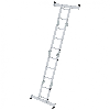MUNK Vielzweckleiter mit Nivello Traverse 2x2 + 2x3 Sprossen MUNK Vielzweckleiter mit Nivello Traverse 2x2 + 2x3 Sprossen