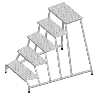 Layher 1075 Maschinentritt 5 Stufen-Beschreibung lesen