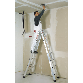 Euroline Premium 31601 Vario-Klappleiter 4x5 Sprossen-Beschreibung lesen