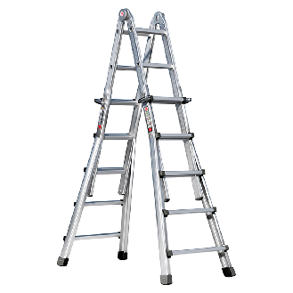 Euroline Premium 31601 Vario-Klappleiter 4x5 Sprossen-Beschreibung lesen