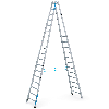 Stehleiter 2 x 18 Sprossen