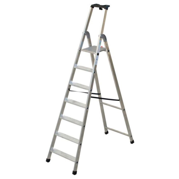 Facal Stufenstehleiter QUADRA S300 Aluminium 7 Stufen Facal Stufenstehleiter QUADRA S300 Aluminium 7 Stufen-Beschreibung lesen