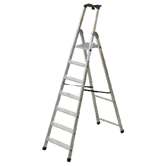 Facal Stufenstehleiter QUADRA S300 Aluminium 7 Stufen-Beschreibung lesen