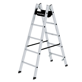 MUNK Sprossenstehleiter 2x5 Sprossen-Beschreibung lesen