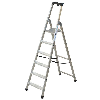 Facal Stufenstehleiter QUADRA S300 Aluminium 6 Stufen