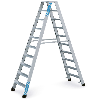 Zarges Bockleiter Seventec B 2x10 Stufen-Beschreibung lesen