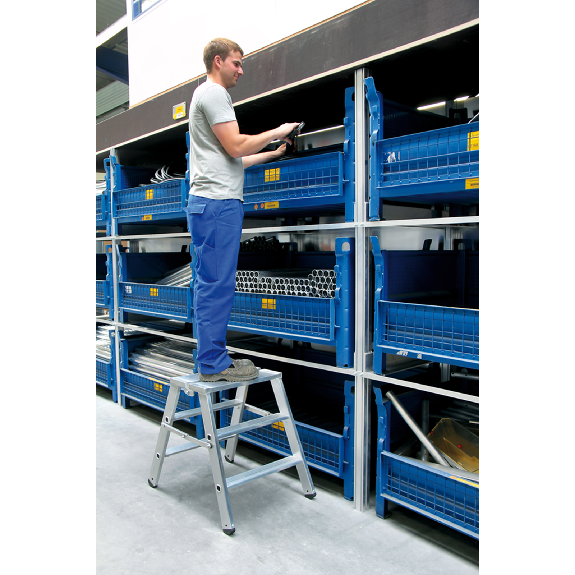 MUNK Stufen Stehpodest klappbar, bedseitig begehbar 2x3 Stufen MUNK Stufen Stehpodest klappbar, bedseitig begehbar 2x3 Stufen-Beschreibung lesen