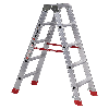 Euroline Premium 30577 Stufenstehleiter 2x5 Stufen