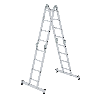 MUNK Vielzweckleiter mit Nivello Traverse 4x4 Sprossen-Beschreibung lesen