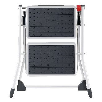 Hailo MK60 Mini Klapptritt weiß 2 Stufen-Beschreibung lesen