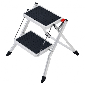 Hailo MK60 Mini Klapptritt weiß 2 Stufen-Beschreibung lesen