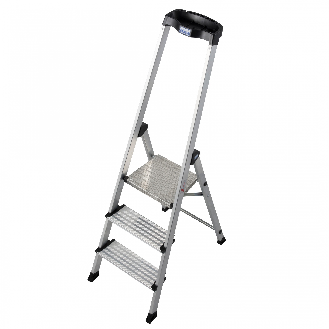 Krause Safety Stufenstehleiter mit Ablage 3 Stufen-Beschreibung lesen