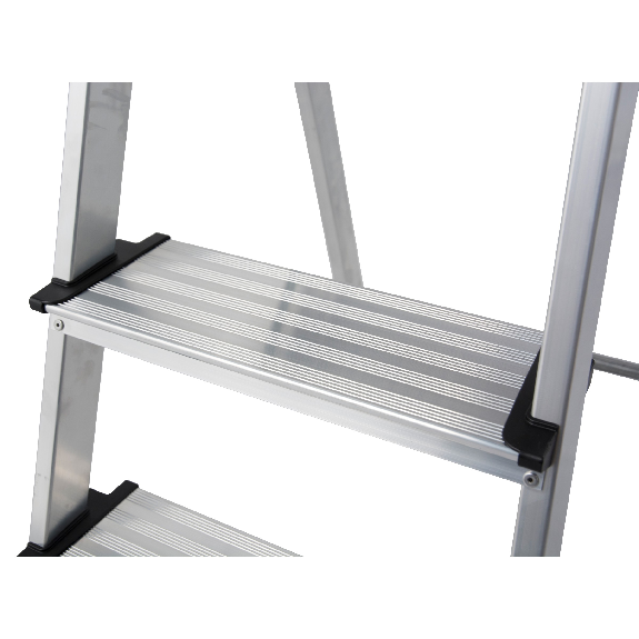 Krause Safety Stufenstehleiter mit Ablage 3 Stufen-Beschreibung lesen