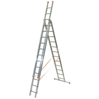 Facal Mehrzweckleiter 3-teilig GENIA S300 3x12 Sprossen-Beschreibung lesen