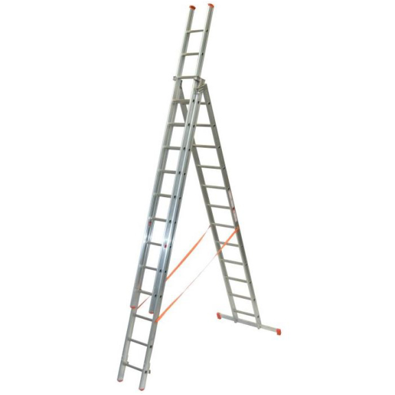 Facal Mehrzweckleiter 3-teilig GENIA S300 3x12 Sprossen-Beschreibung lesen