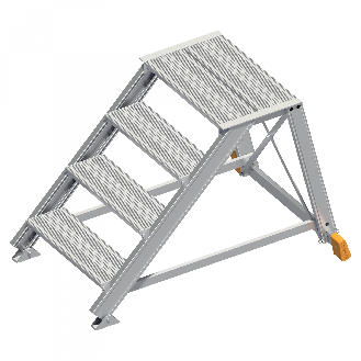 110 Alu Anstieg 60cm breit 4 Stufen-Beschreibung lesen