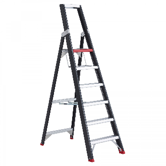 Altrex Taurus einseitig begehbare Stufenstehleiter TGB 6 Stufen-Beschreibung lesen