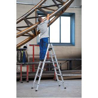 MUNK Sprossenstehleiter 2x16 Sprossen-Beschreibung lesen