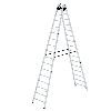 Stehleiter 2x16 Sprossen