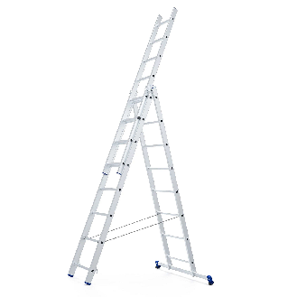Mehrzweckleiter 3x8 Sprossen-Beschreibung lesen