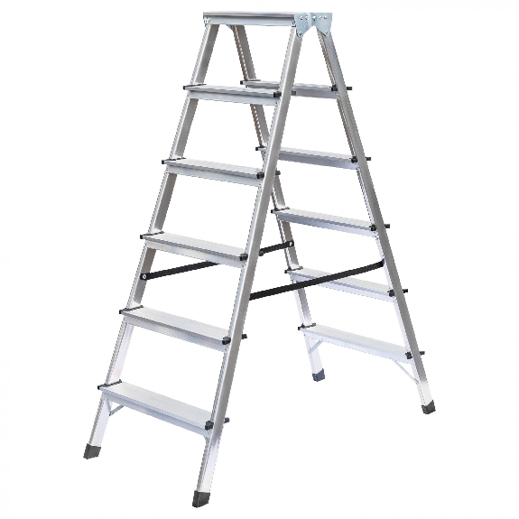 MUNK Doppelleiter 2x6 Stufen MUNK Doppelleiter 2x6 Stufen-Beschreibung lesen