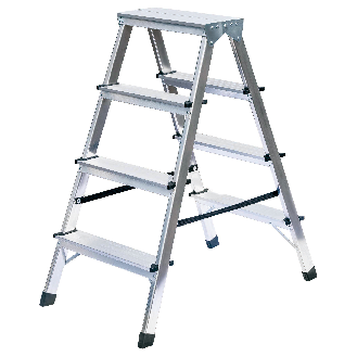 MUNK Doppelleiter 2x4 Stufen-Beschreibung lesen
