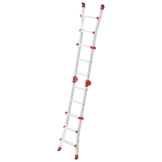 Hailo Aluminium Multifunktionsleiter M80 4x3 Sprossen-Beschreibung lesen