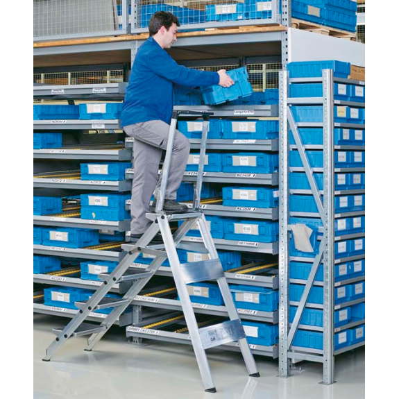 Treppe klappbar mit 3 Stufen-Beschreibung lesen