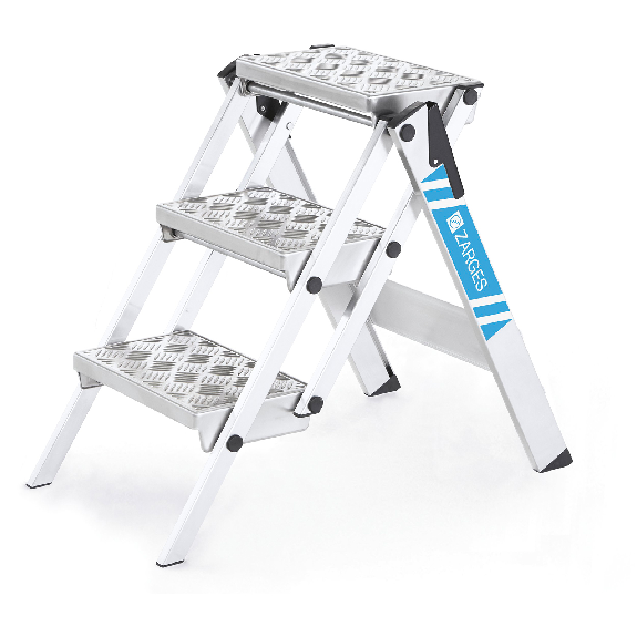Treppe klappbar mit 3 Stufen-Beschreibung lesen