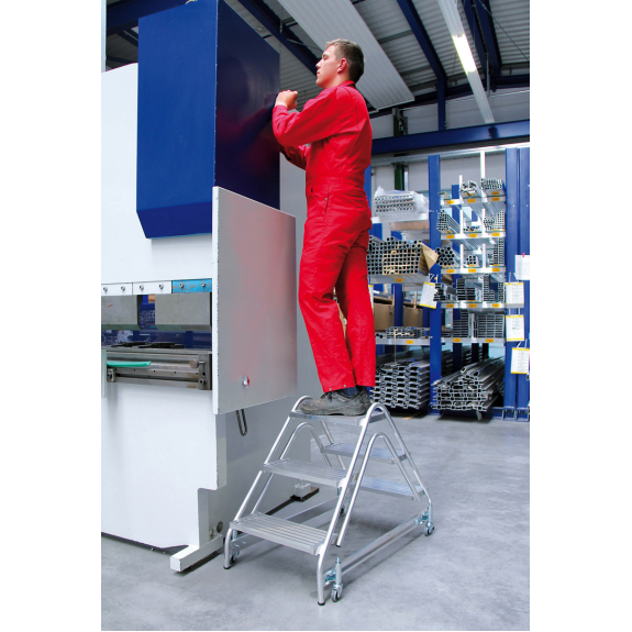 MUNK Aluminium Arbeitspodest 2x3 Stufen-Beschreibung lesen