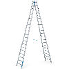 Stehleiter 2 x 20 Sprossen