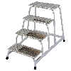 Montage 4 Stufen aus Aluminium Montage 4 Stufen aus Aluminium