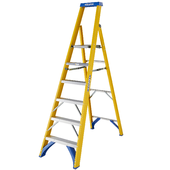 Escabeau en plastique Werner GFK 6 marches-Leggi tutto